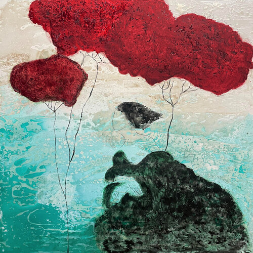 DOVE IL CIELO COMINCIA von Giusy Lauriola, Malerei kaufen auf Select