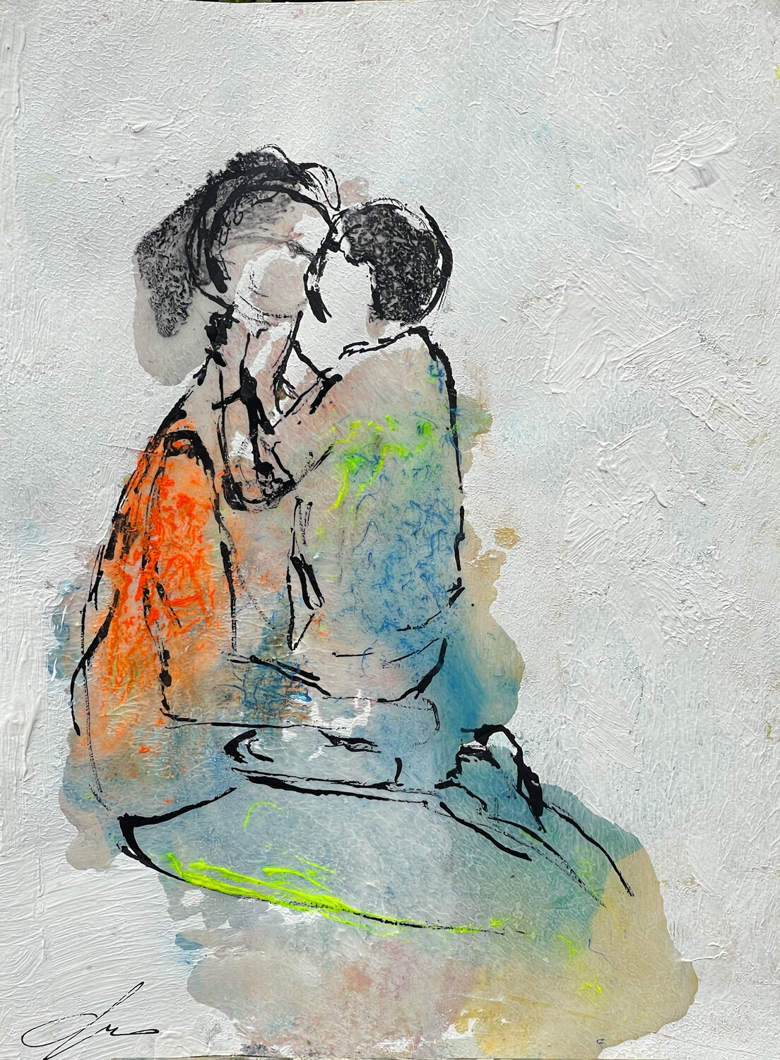 TENEREZZA Giusy Lauriola Original painting for sale
