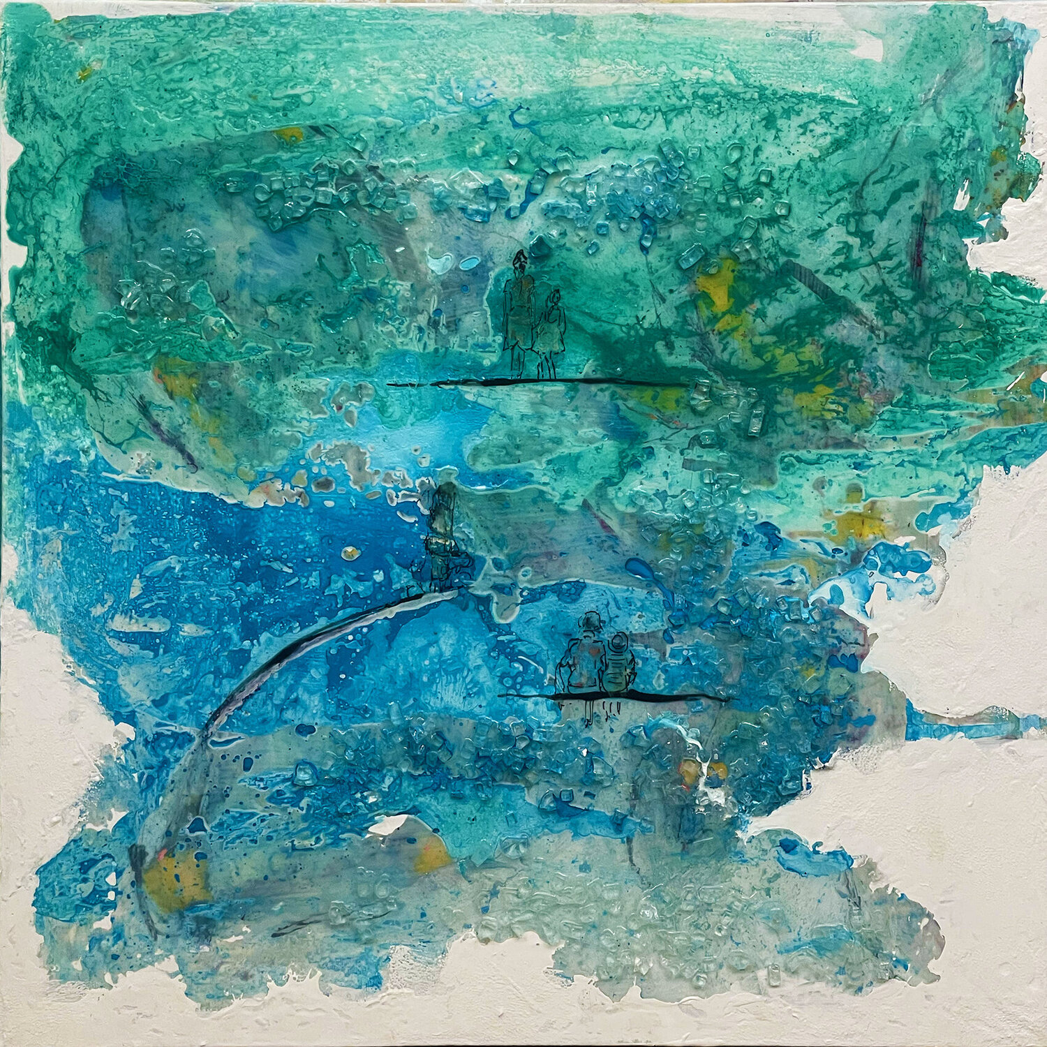IN CAMMINO Giusy Lauriola Original painting for sale