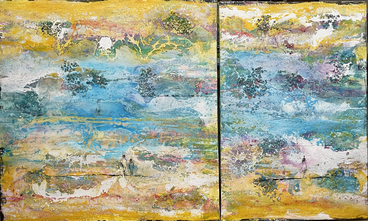 LE LINEE DELLA VITA Giusy Lauriola Original painting for sale