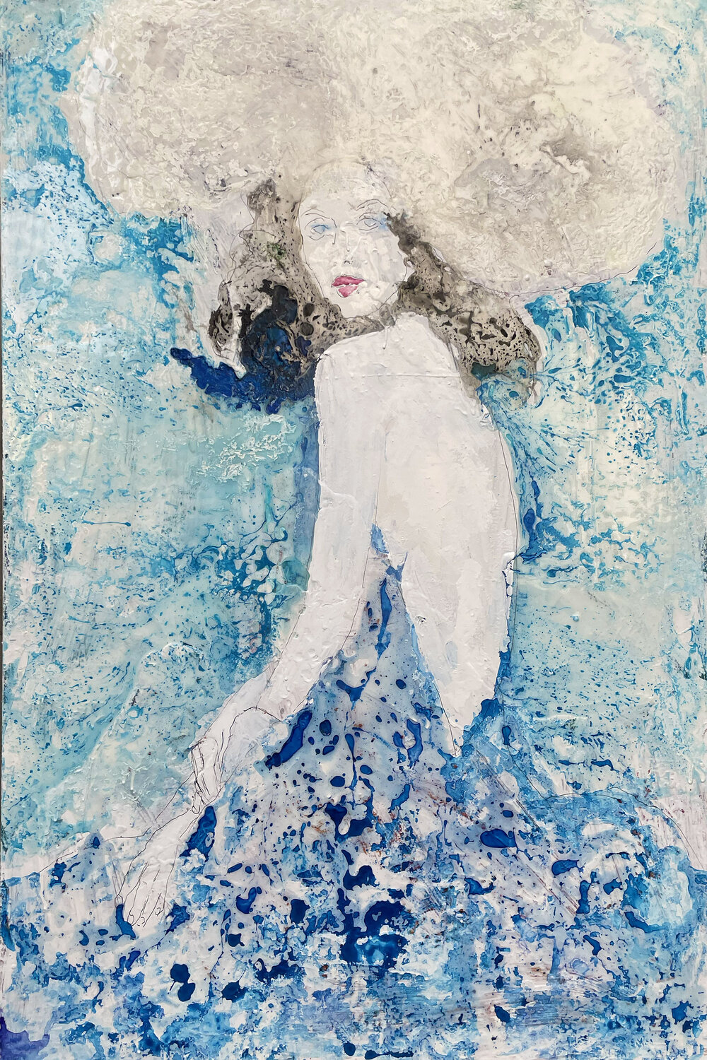 DONNA NUVOLA Giusy Lauriola Original painting for sale