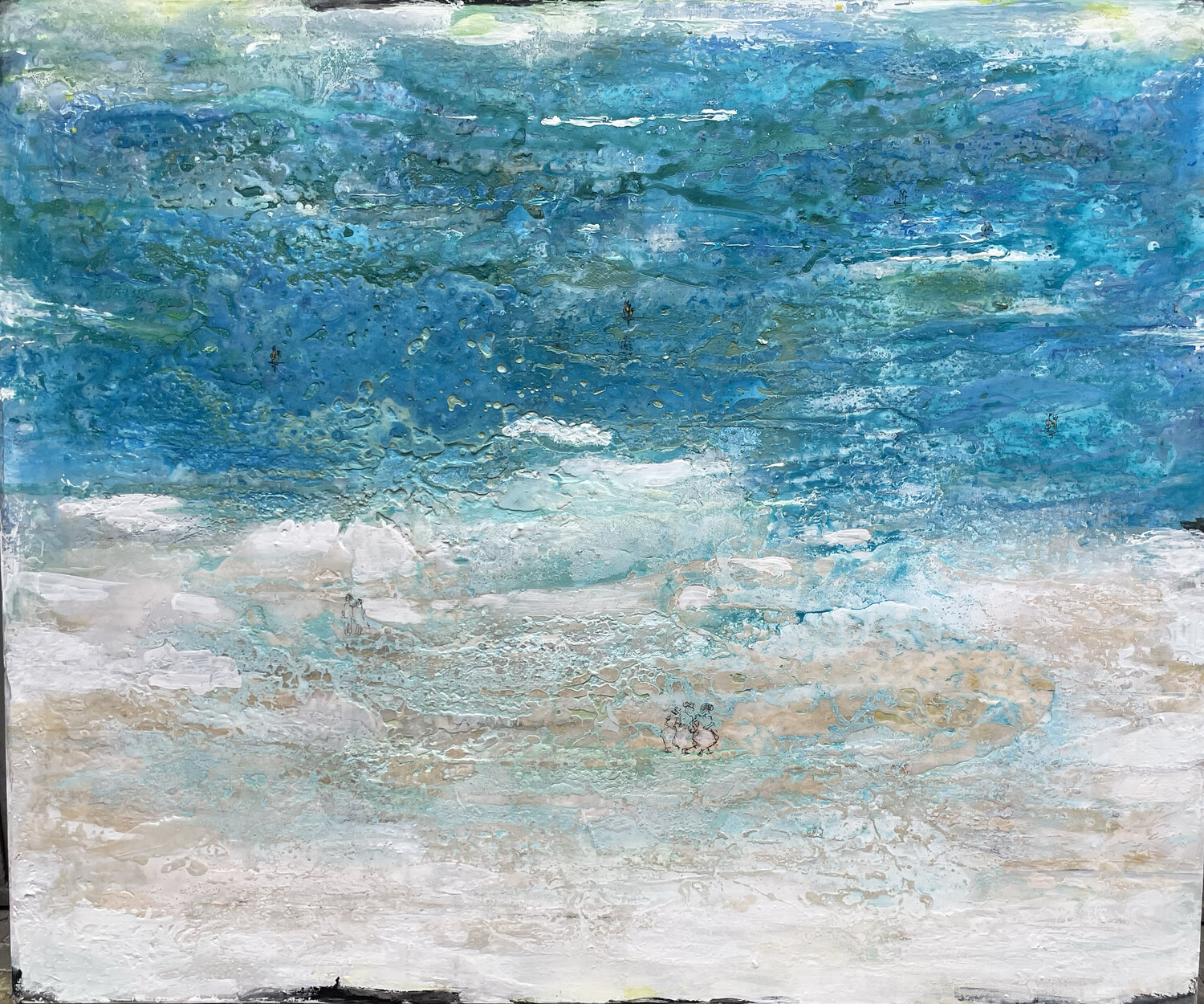 RAPSODIA IN BLU Giusy Lauriola Original painting for sale