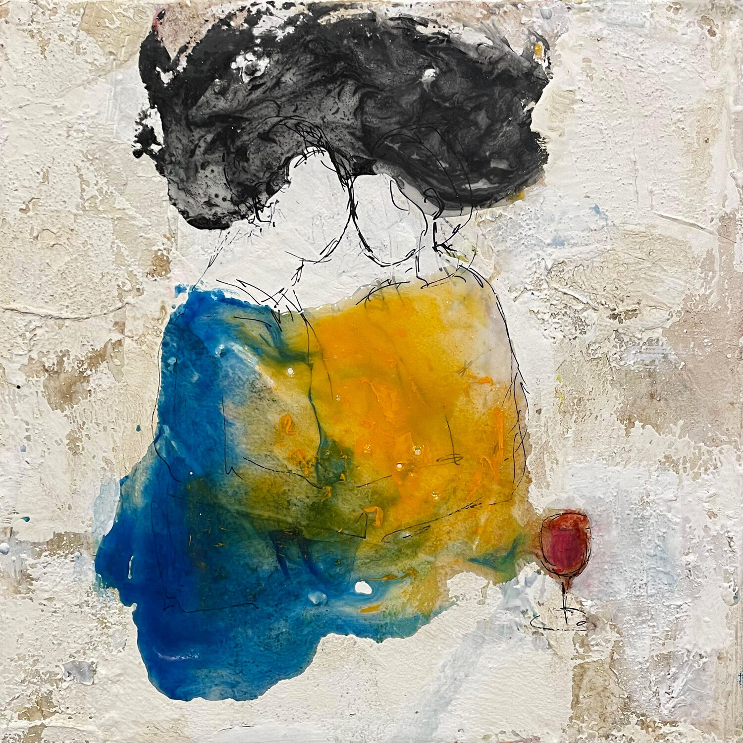 LA FORZA DELLA VICINANZA Giusy Lauriola Original painting for sale