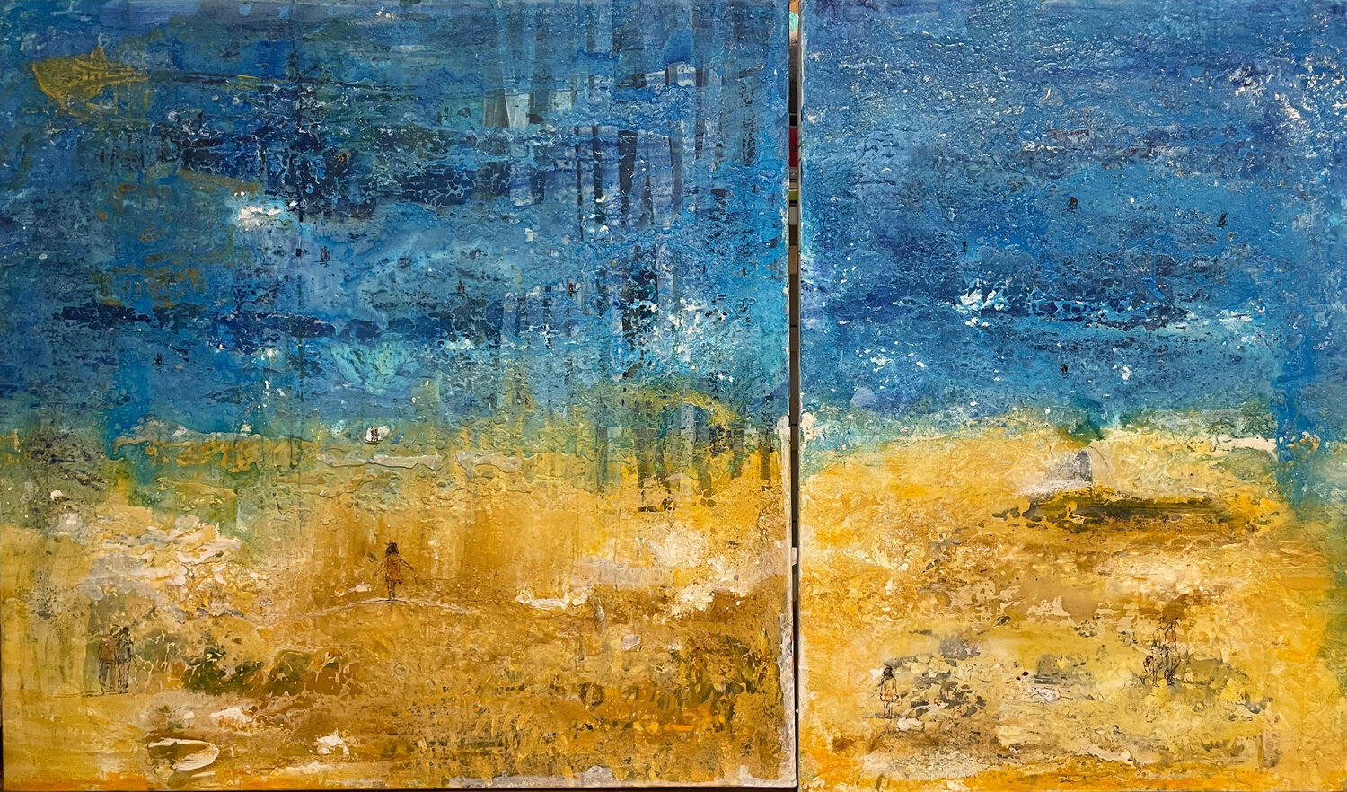 VADO VERSO IL BLU Giusy Lauriola Original painting for sale