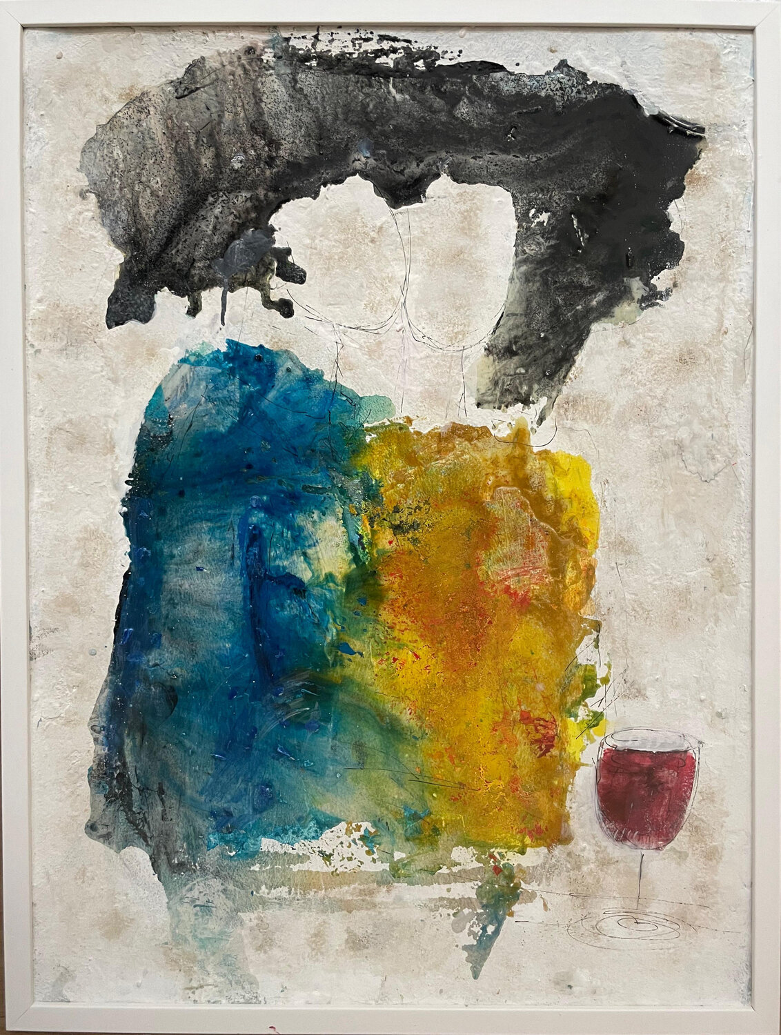 ABBRACCIO COLORATO Giusy Lauriola Original painting for sale