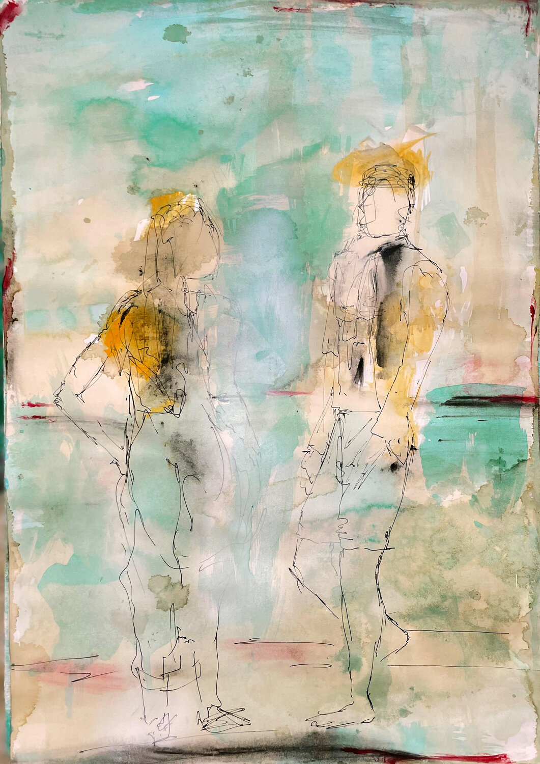 LET'S TALK Giusy Lauriola Original painting for sale