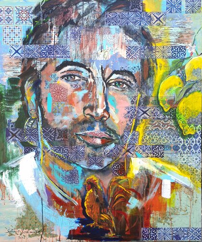 El Gallo by Sabina Bockemühl, Painting for Sale on Select
