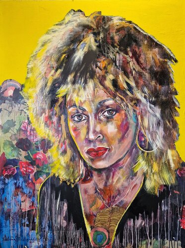 Simply the Best - Tina Turner by Sabina Bockemühl, Painting for Sale on Select