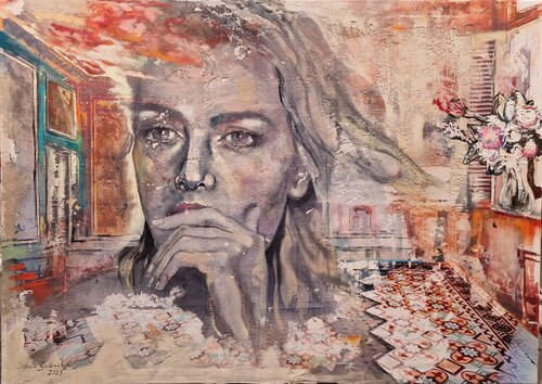 Between thought and truth by Sabina Bockemühl, Painting for Sale on Select