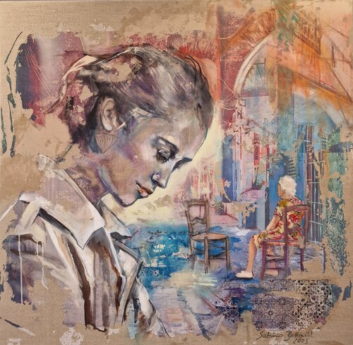 Where time sits by Sabina Bockemühl, Painting for Sale on Select