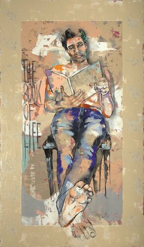 out of frame - the book of life by Sabina Bockemühl, Painting for Sale on Select