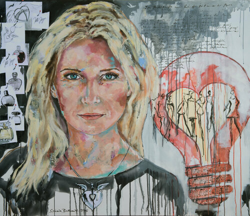 Jette Joop by Sabina Bockemühl, Painting for Sale on Select