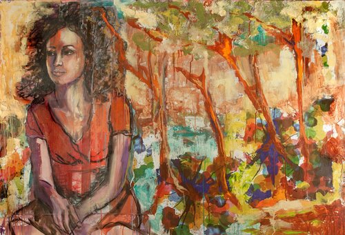 La luz de verano by Sabina Bockemühl, Painting for Sale on Select