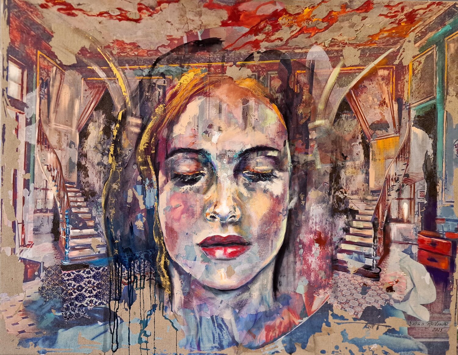 Witch path will you choose Sabina Bockemühl Original painting for sale