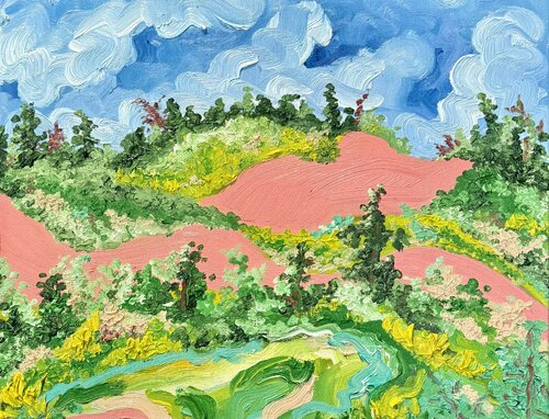Little Hill by Jon Parlangeli, Painting for Sale on Select