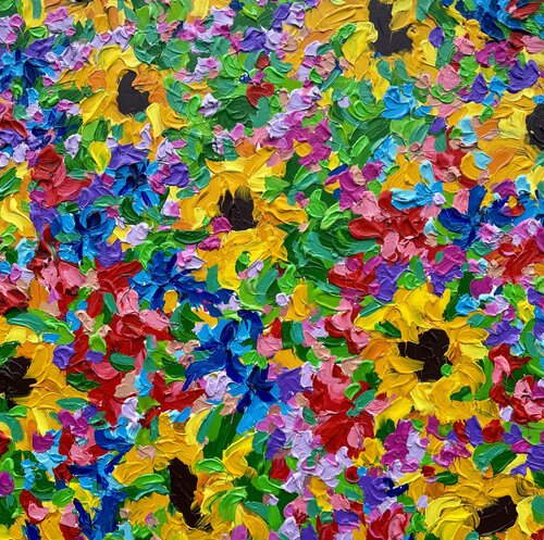 1000 Petals Deux by Jon Parlangeli, Painting for Sale on Select