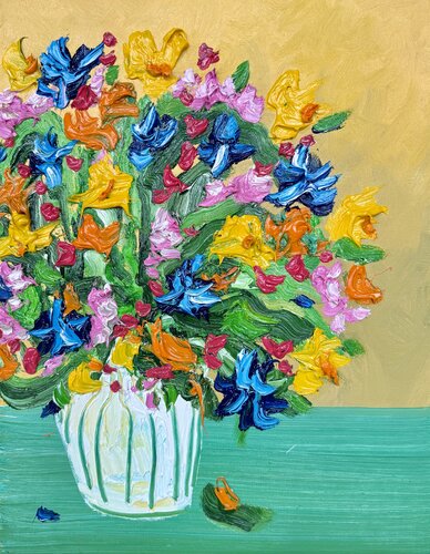 Wednesday Flowers by Jon Parlangeli, Painting for Sale on Select