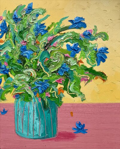 Iris Patch by Jon Parlangeli, Painting for Sale on Select