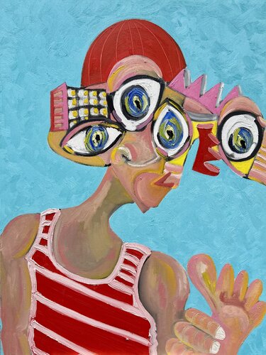 Coney Island by Jon Parlangeli, Painting for Sale on Select