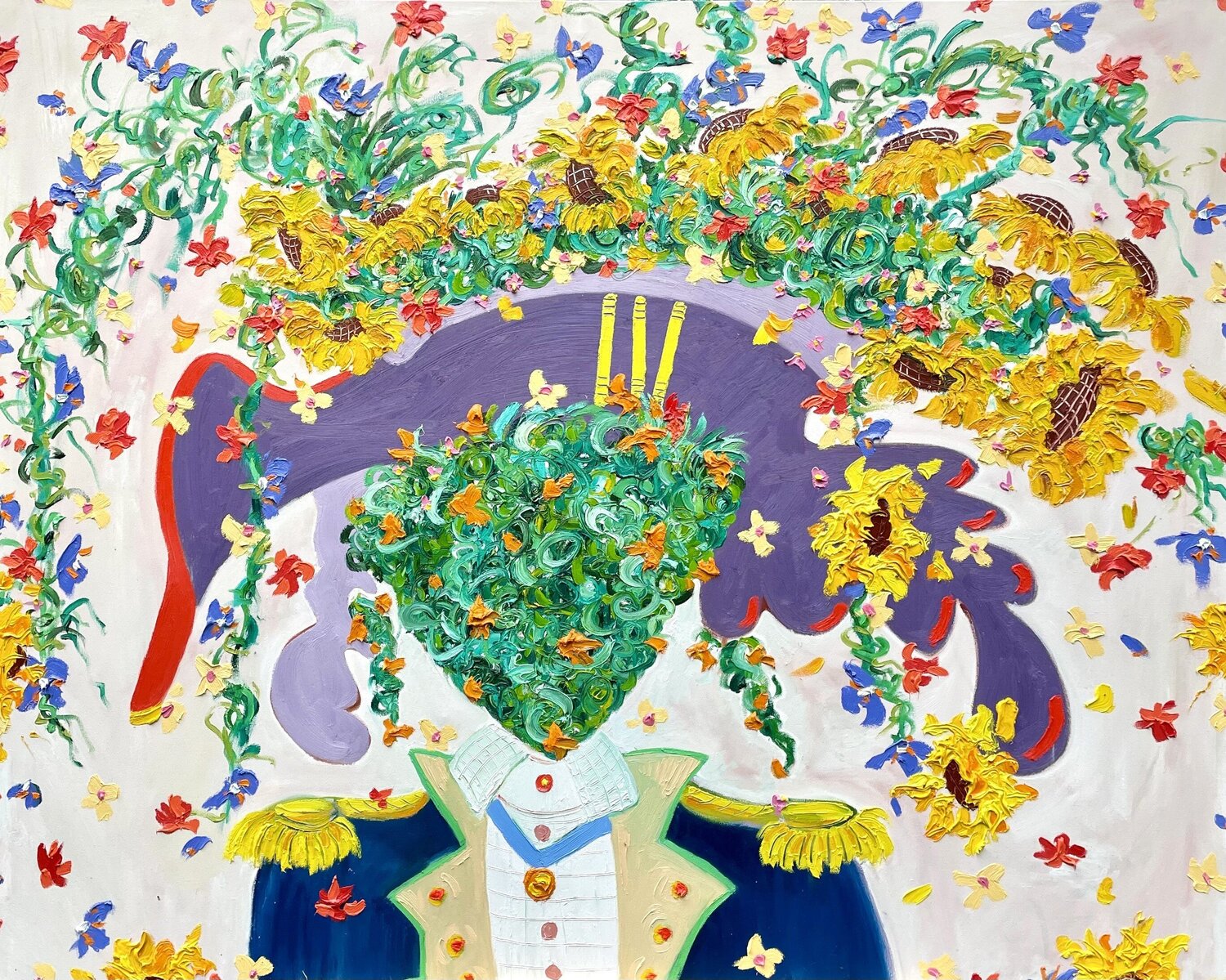 Generale Della Biennale di Venezia Jon Parlangeli Original painting for sale