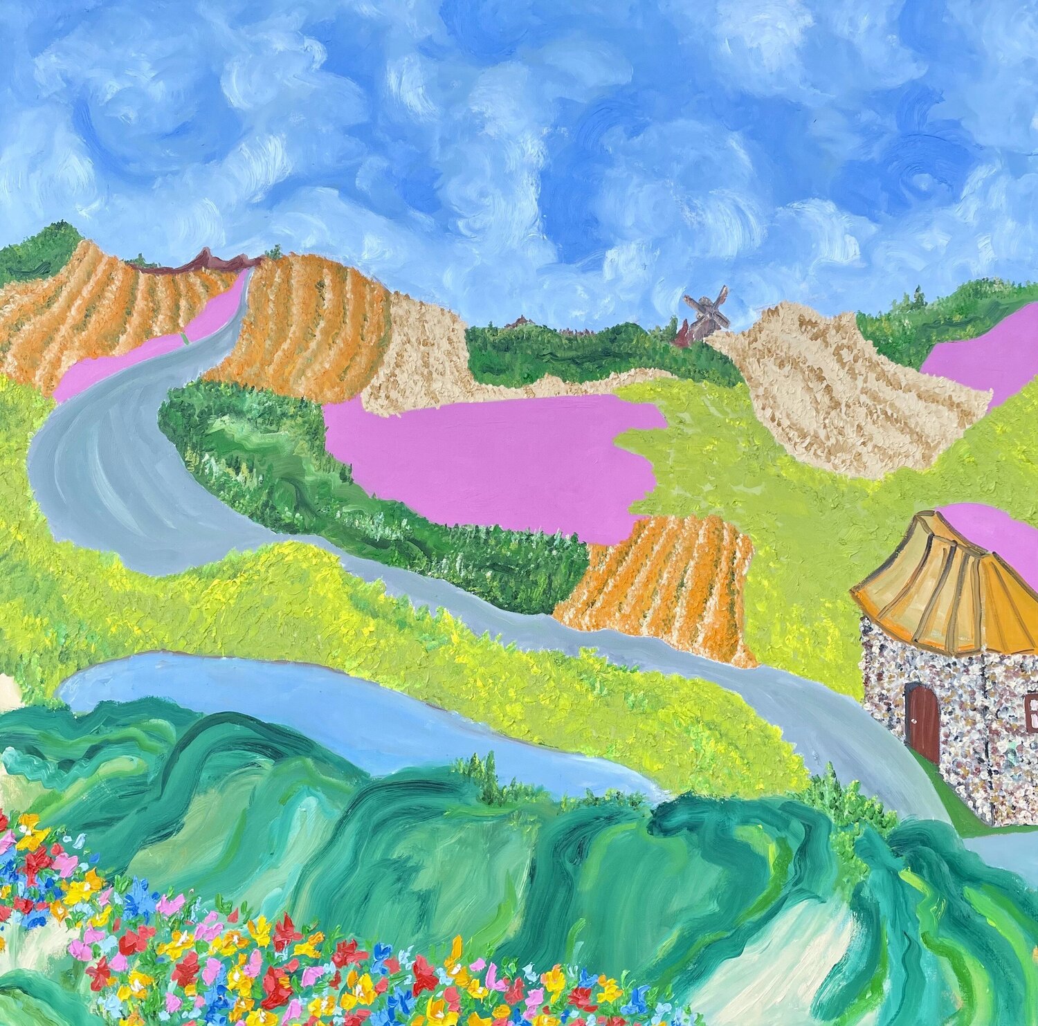 The French Connection Jon Parlangeli Original painting for sale