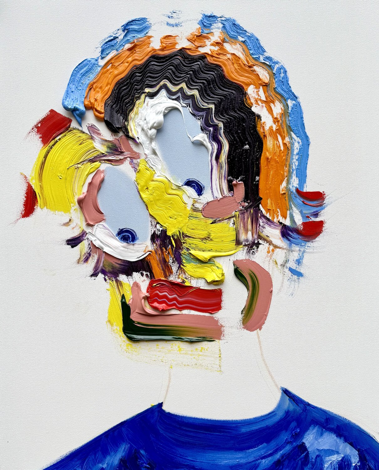 Portrait 56- The Dude Jon Parlangeli Original painting for sale