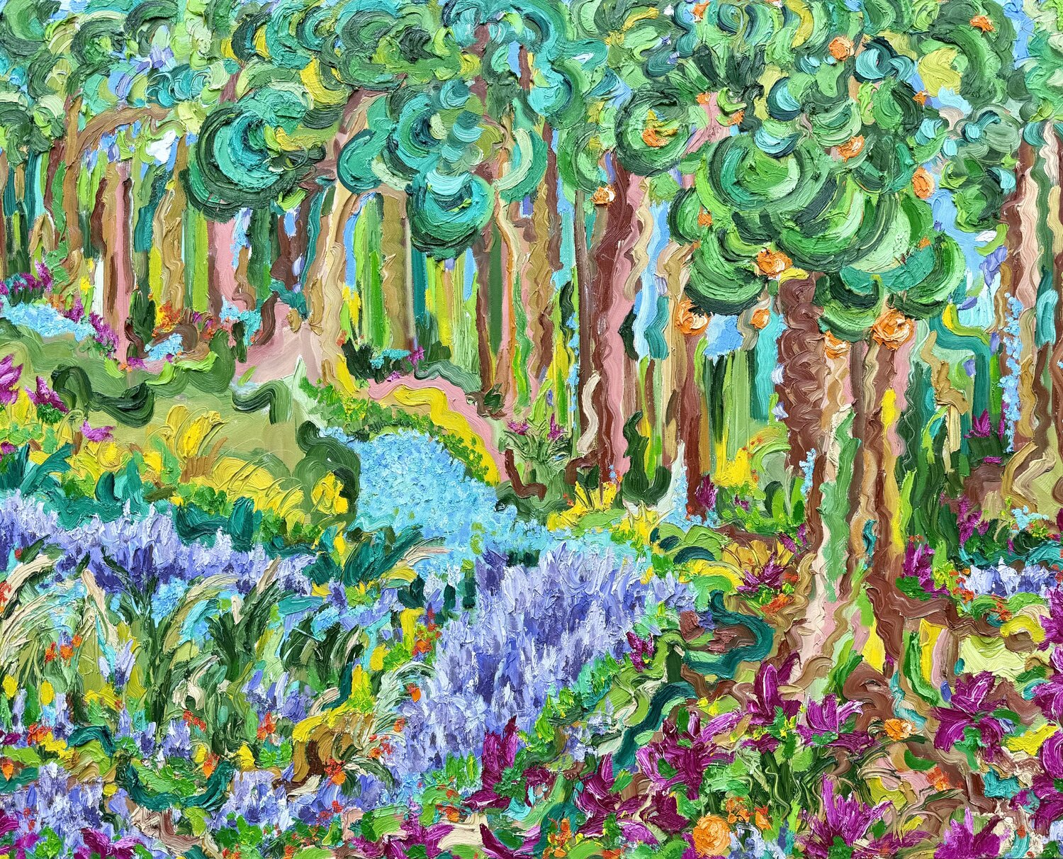 Orange Tree Jon Parlangeli Original painting for sale