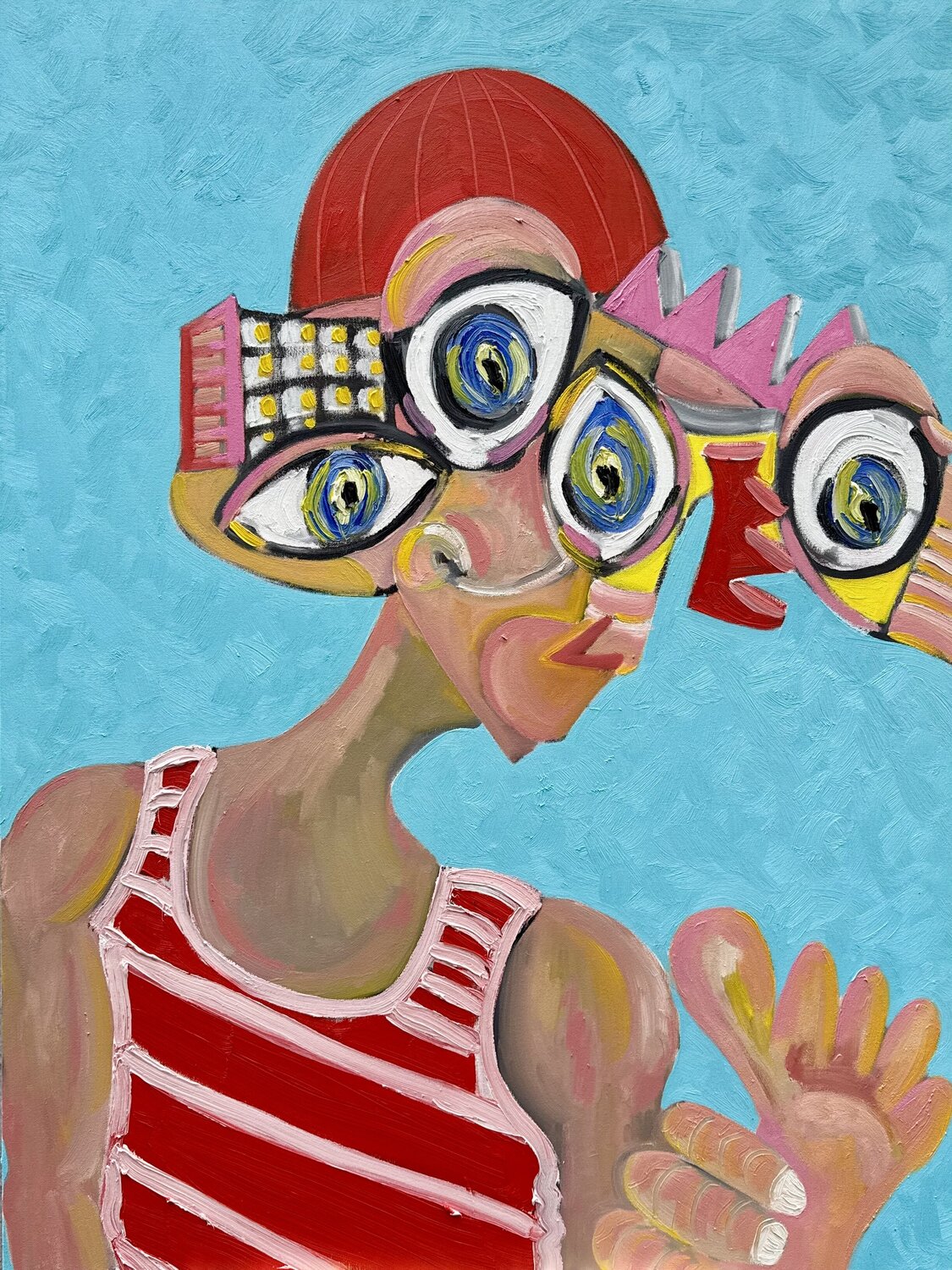Coney Island Jon Parlangeli Original painting for sale