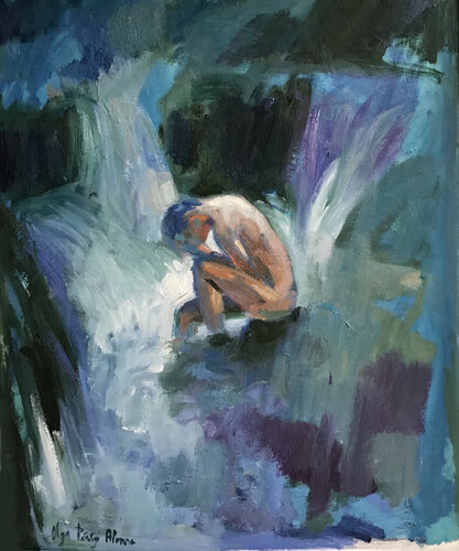 Soledad by Olga Pérez Alonso, Painting for Sale on Select