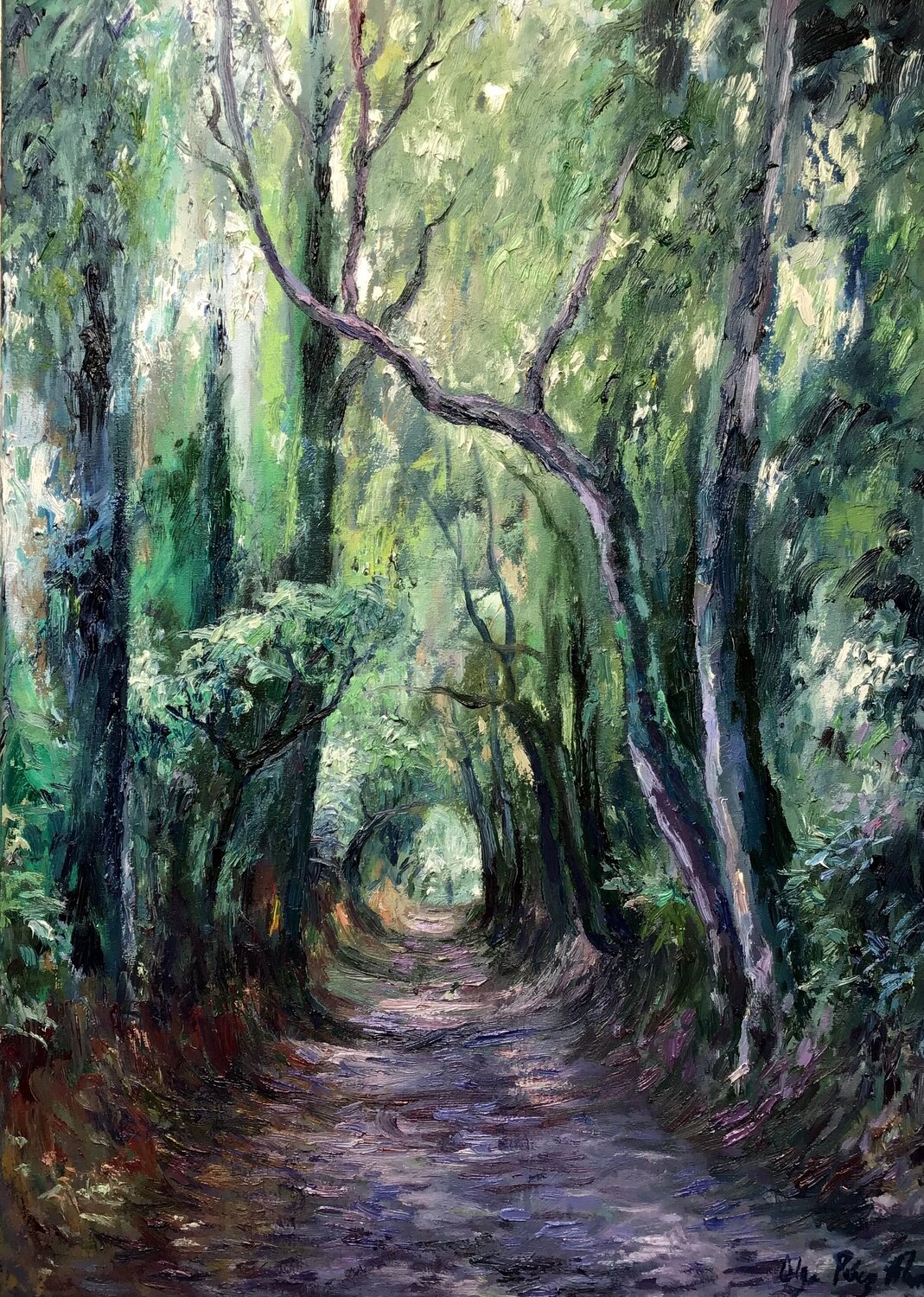 Camino De Santiago (Galicia) Olga Pérez Alonso Original painting for sale
