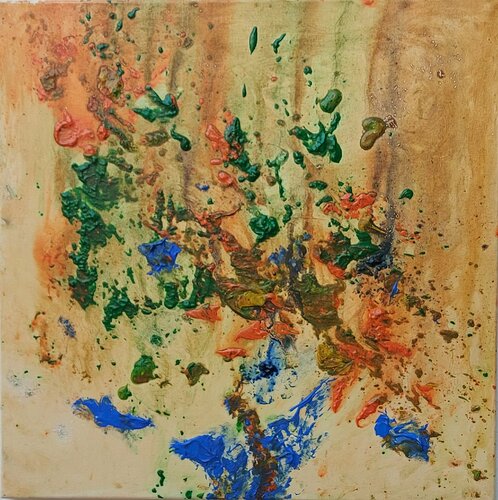 Arbusto by Juan Hidalgo, Painting for Sale on Select