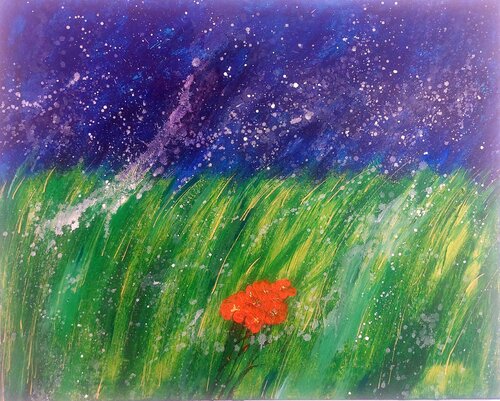 En la tormenta by Juan Hidalgo, Painting for Sale on Select