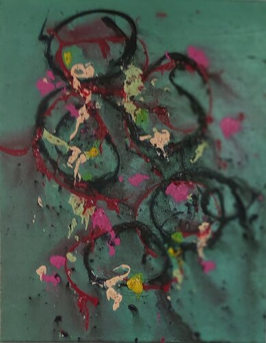 Pop verde by Juan Hidalgo, Painting for Sale on Select