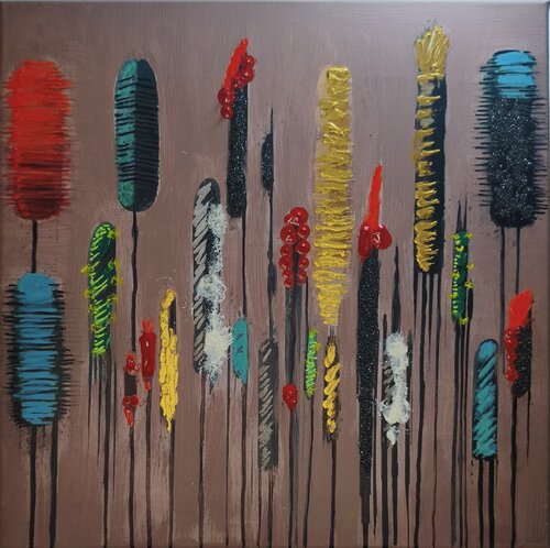 Juncos de color by Juan Hidalgo, Painting for Sale on Select