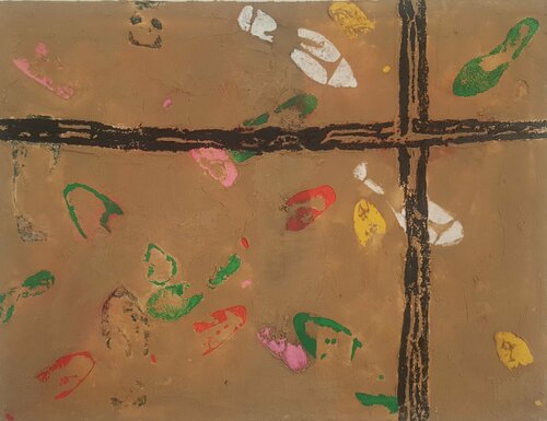 Cruces by Juan Hidalgo, Painting for Sale on Select