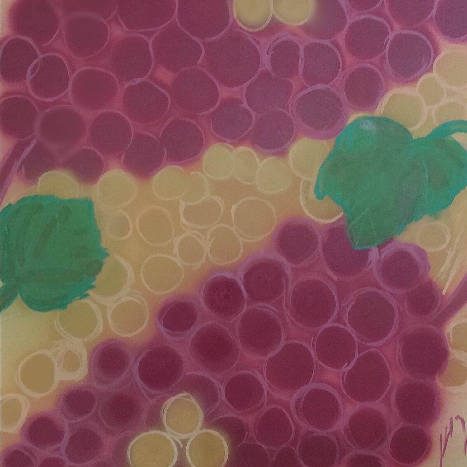 Racimos Juan Hidalgo Original painting for sale