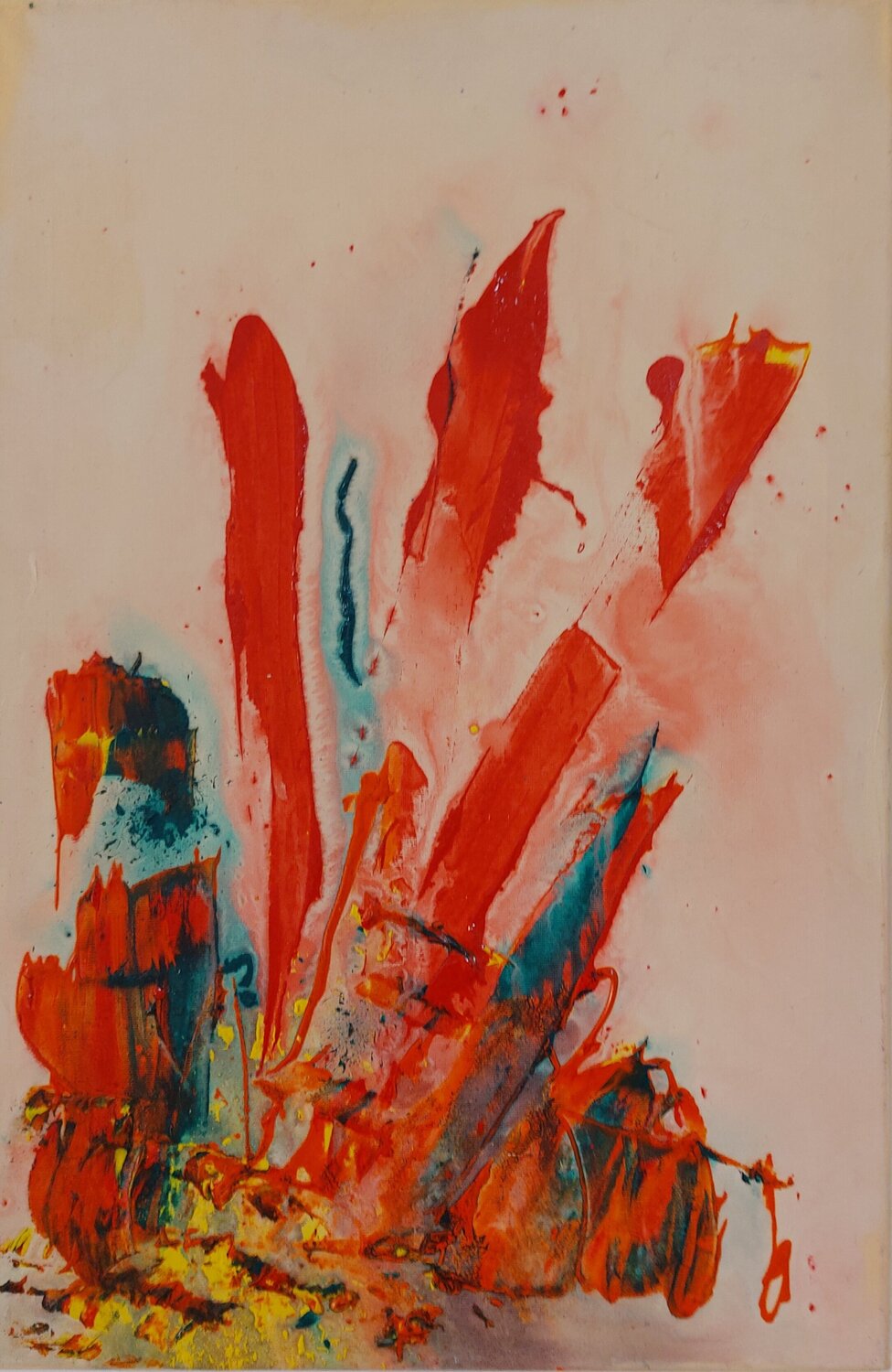 Renacer Juan Hidalgo Original painting for sale