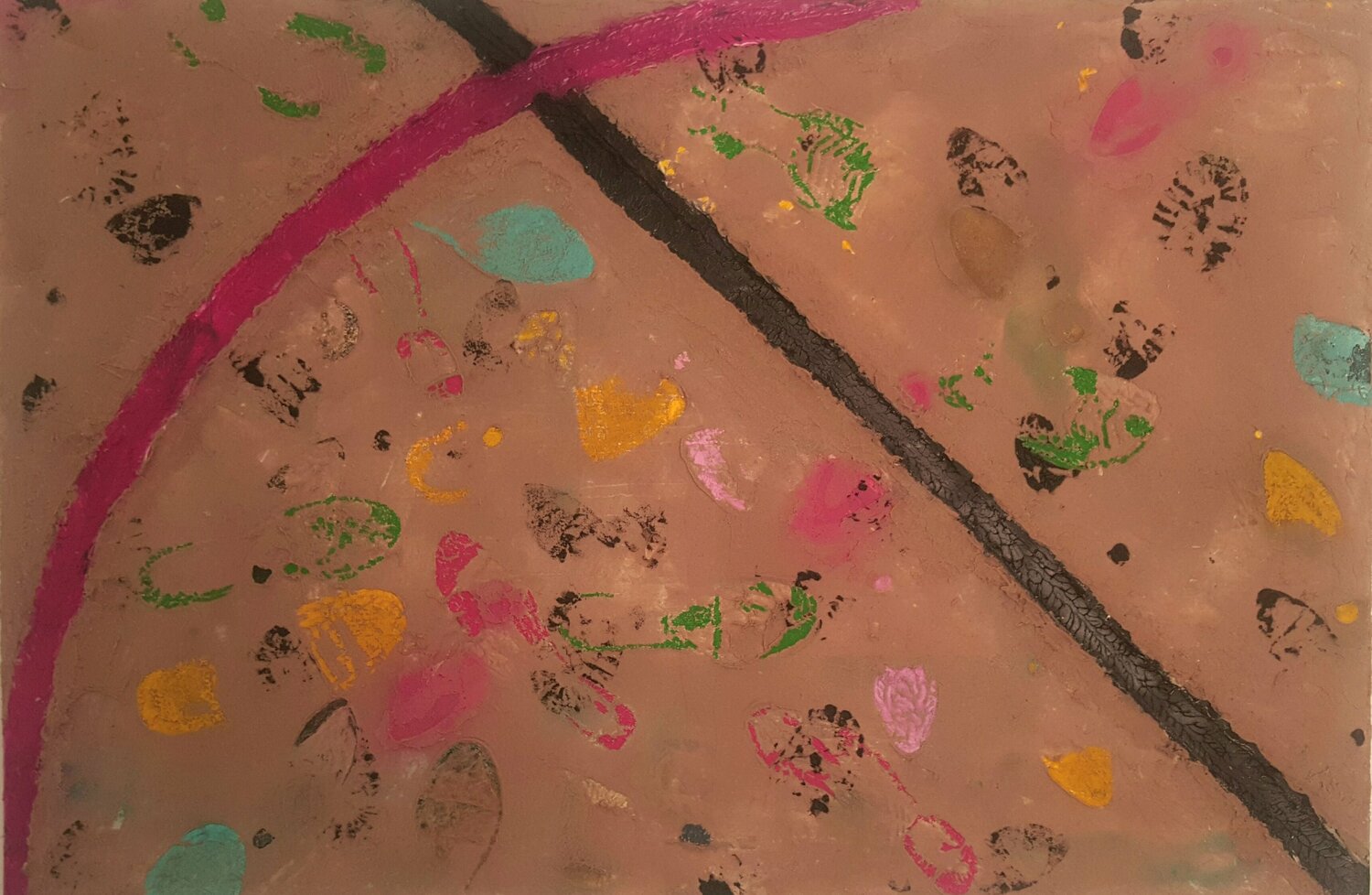 Carnaval Juan Hidalgo Original painting for sale