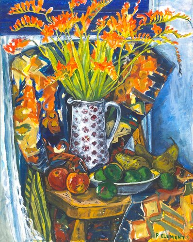 Colours of Autumn oil painting by Patricia Clements, Painting for Sale on Select