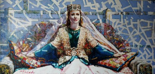 "Frau Schleier" by Taleh Mirkazım, Painting for Sale on Select