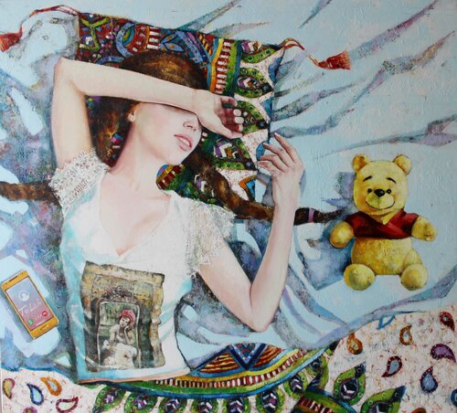 " Dornröschen " by Taleh Mirkazım, Painting for Sale on Select