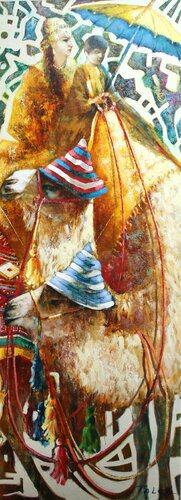 " Die Sahara " by Taleh Mirkazım, Painting for Sale on Select