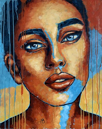 Love from a distance by Anna Briukhovetska, Painting for Sale on Select