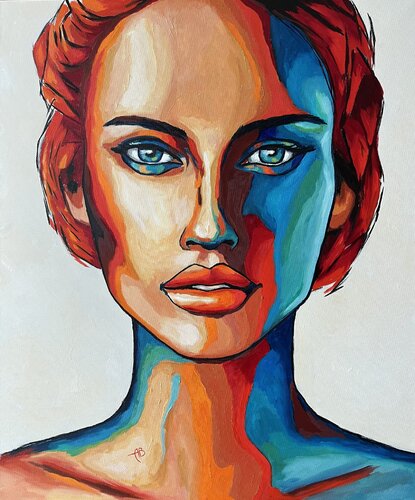 Sleepless Night by Anna Briukhovetska, Painting for Sale on Select