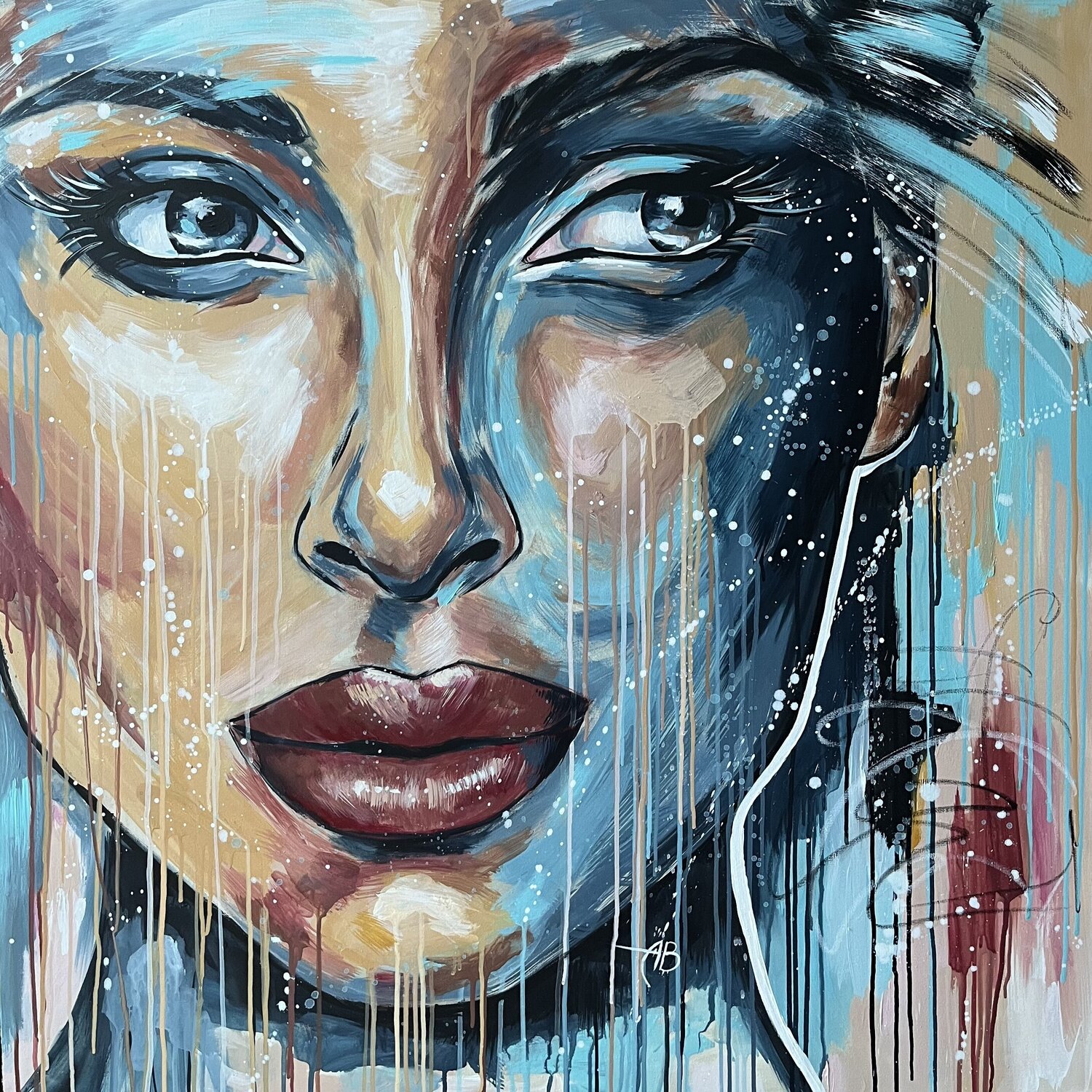Follow your desires Anna Briukhovetska Original painting for sale