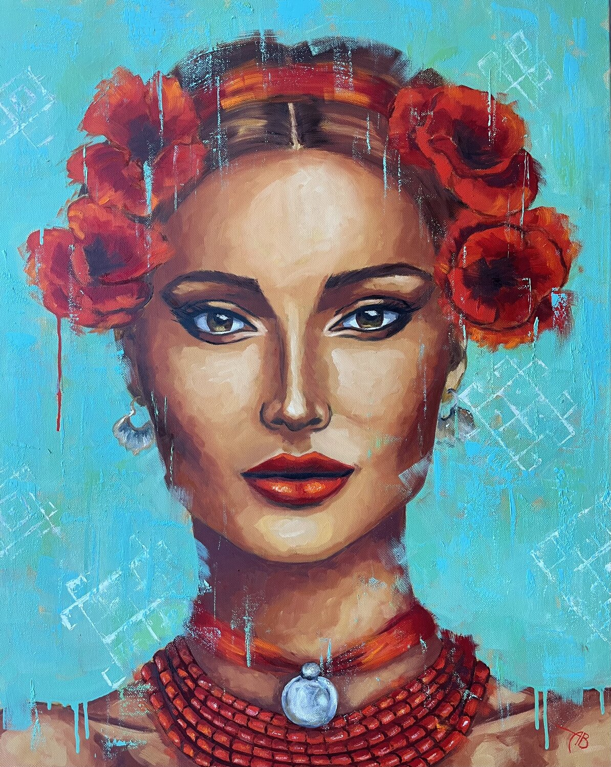 Kvitka Anna Briukhovetska Original painting for sale