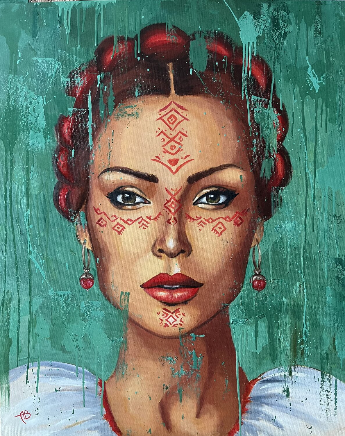 Sign of Memory Anna Briukhovetska Original painting for sale