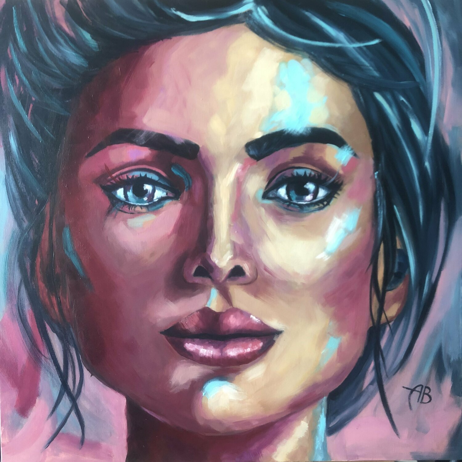 New me Anna Briukhovetska Original painting for sale