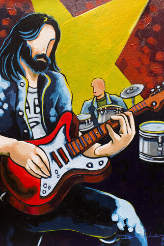 Rockstar by Didier Franco, Painting for Sale on Select