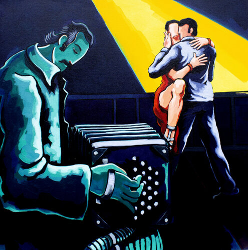 Vos tango by Didier Franco, Painting for Sale on Select